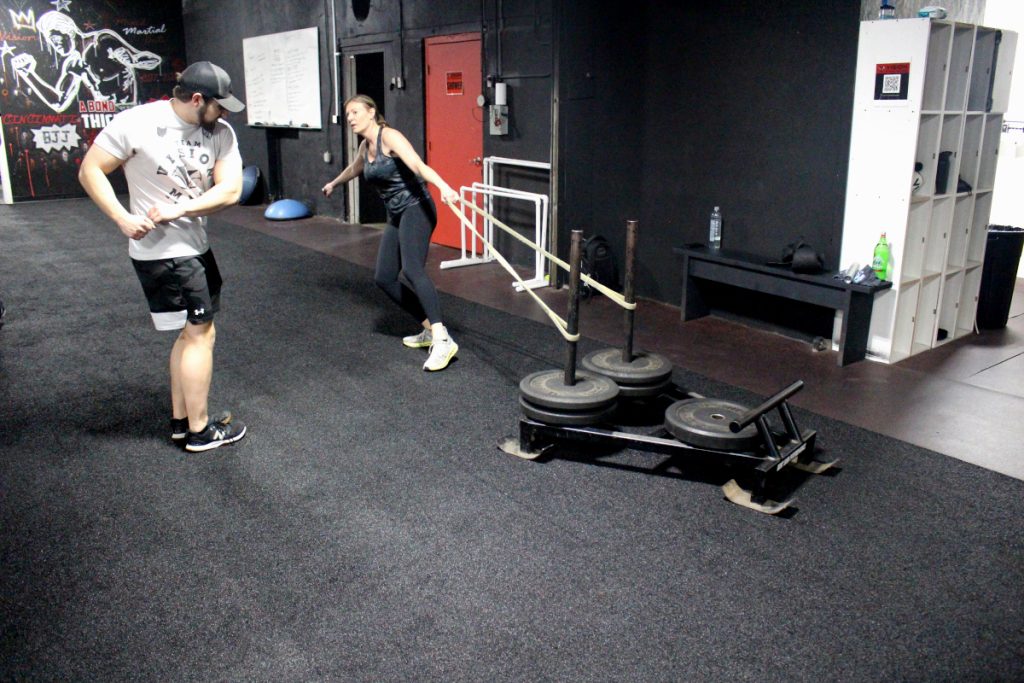 Fortitude Strength Sled Pulling