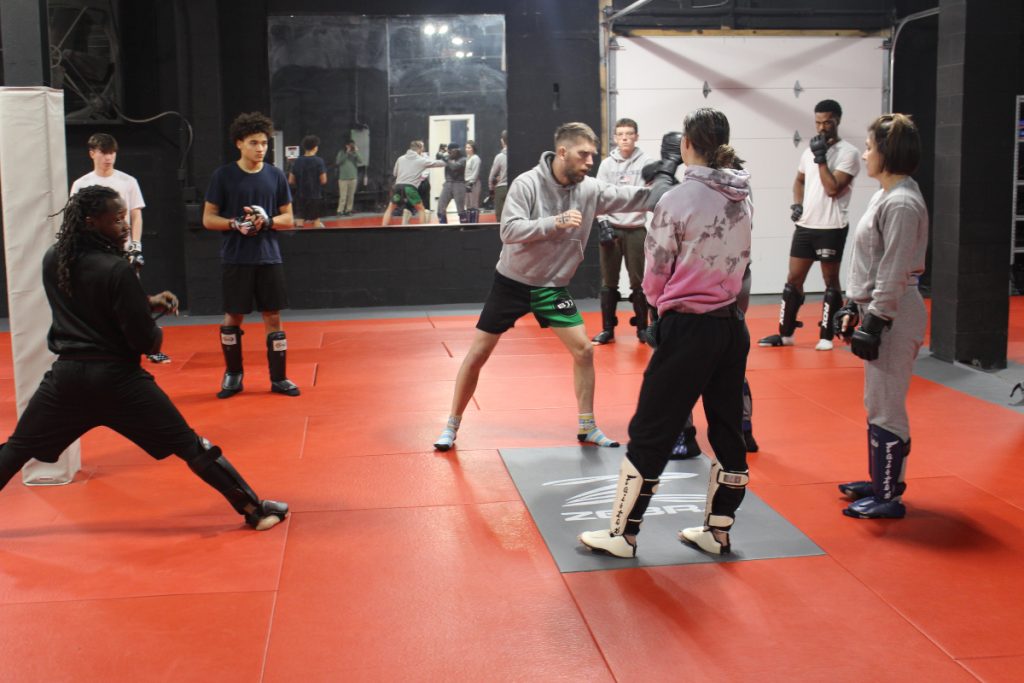 Striking For MMA Jeremy Showing Moves