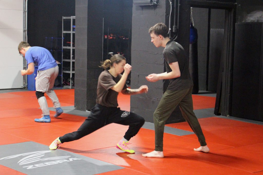 Wrestling Sparring Practice